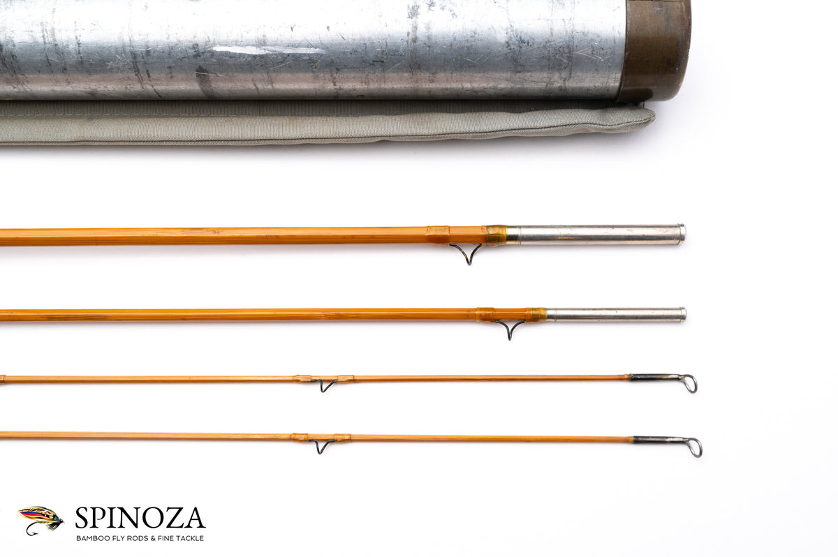 HL Leonard Model 50 Tournament Bamboo Fly Rod 8' 3/2 #6 - ferrule detail and joints