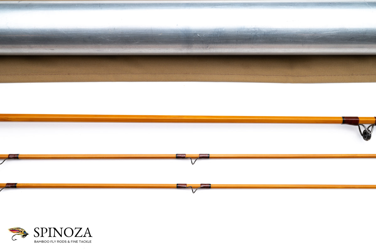 HL Leonard Duracane Bamboo Fly Rod 6'6" 2/2 #4 - rod sections with wrapping detail