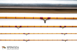 HL Leonard Fairy Catskill Bamboo Fly Rod 8'6" 3/2 #3 - guide wrapping and spacing