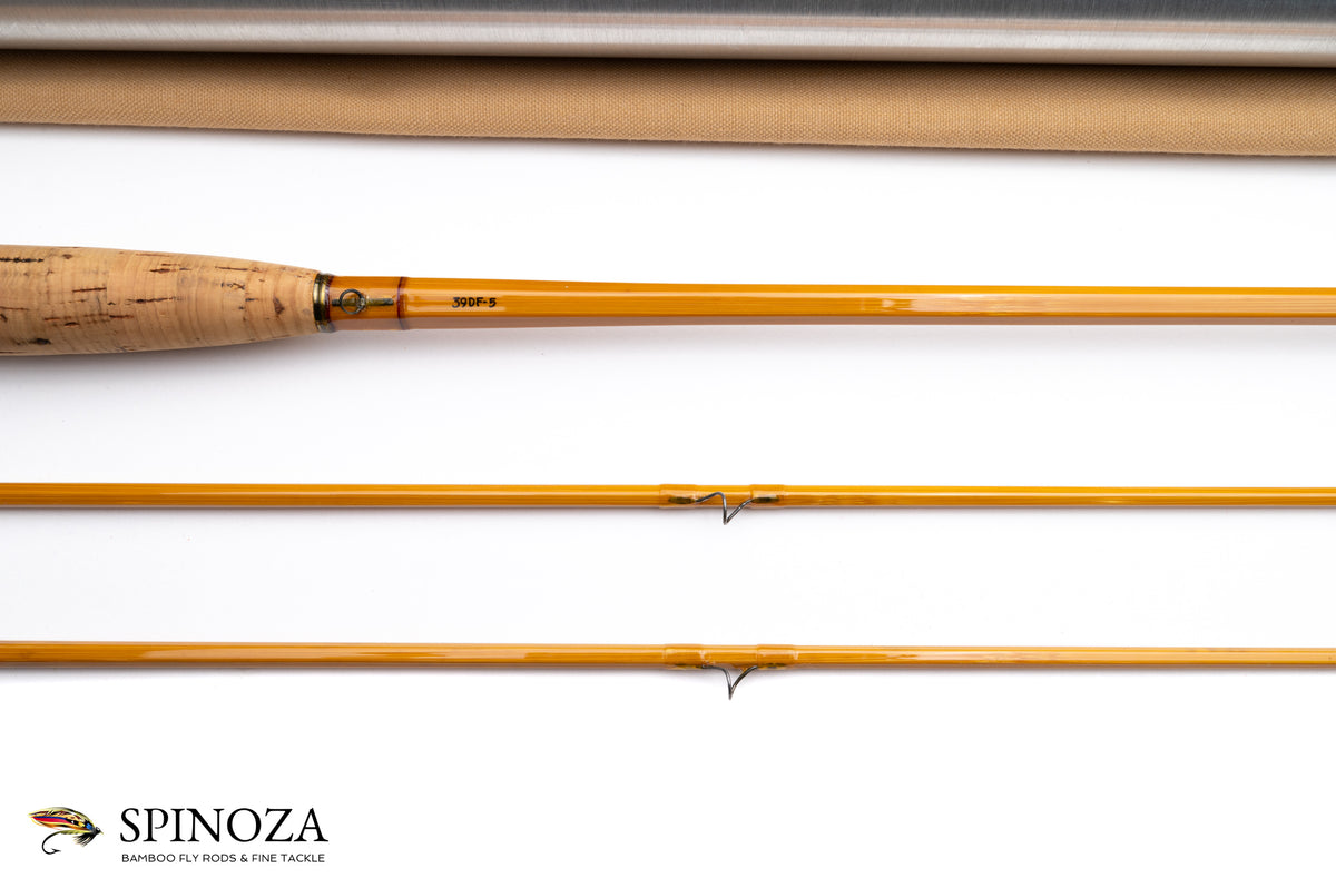 HL Leonard Model 39-5 DF Bamboo Fly Rod 7'6" 2/2 #5 - maker's marking and inscription