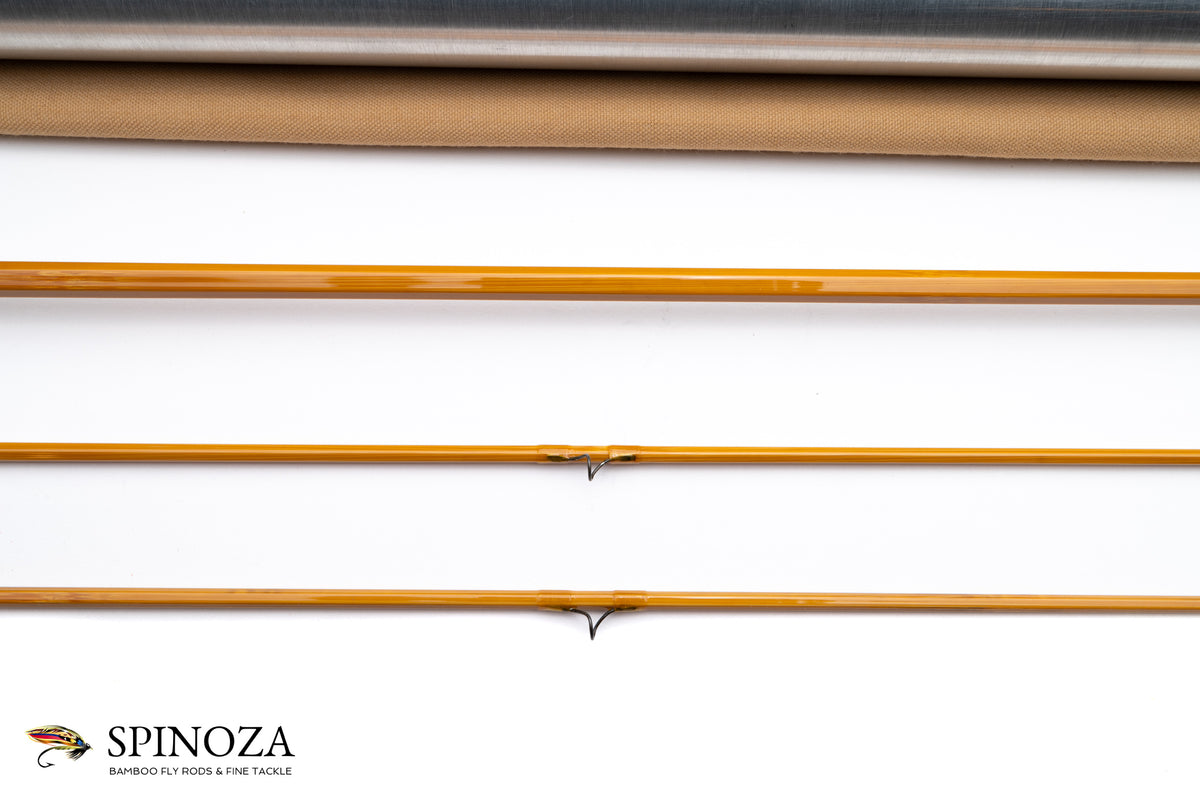 HL Leonard Model 39-5 DF Bamboo Fly Rod 7'6" 2/2 #5 - rod sections with wrapping detail