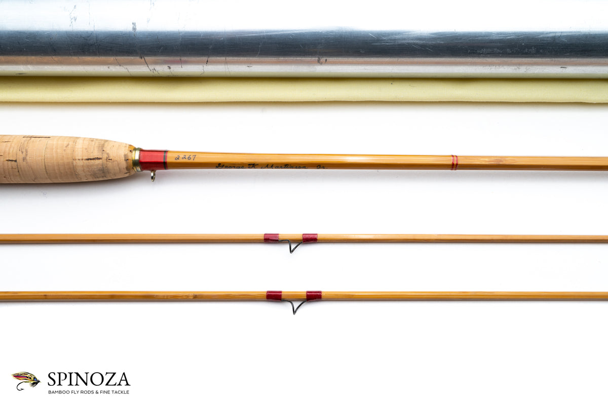 HL Leonard 39-5 Bamboo Fly Rod 7'6" 2/2 #5 - maker's marking and inscription