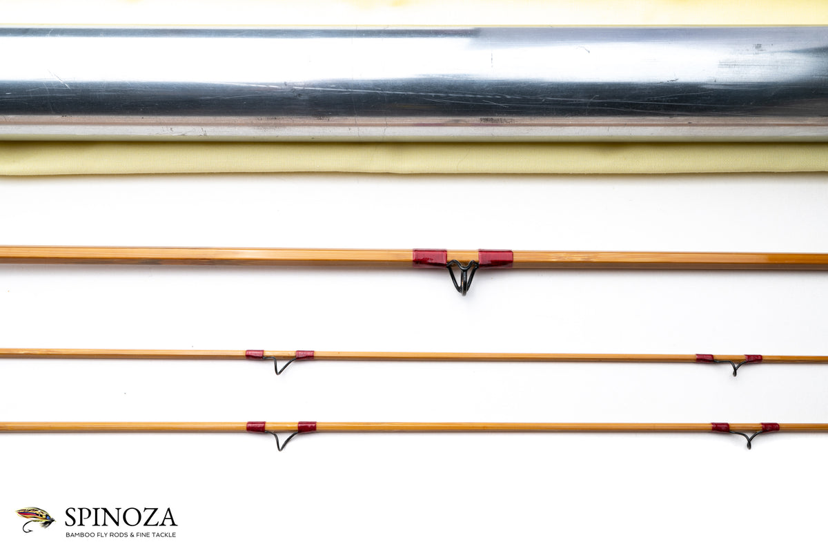 HL Leonard 39-5 Bamboo Fly Rod 7'6" 2/2 #5 - guide wrapping and spacing