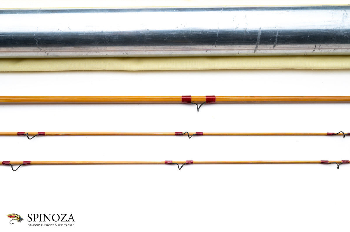 HL Leonard 39-5 Bamboo Fly Rod 7'6" 2/2 #5 - ferrule detail and joints