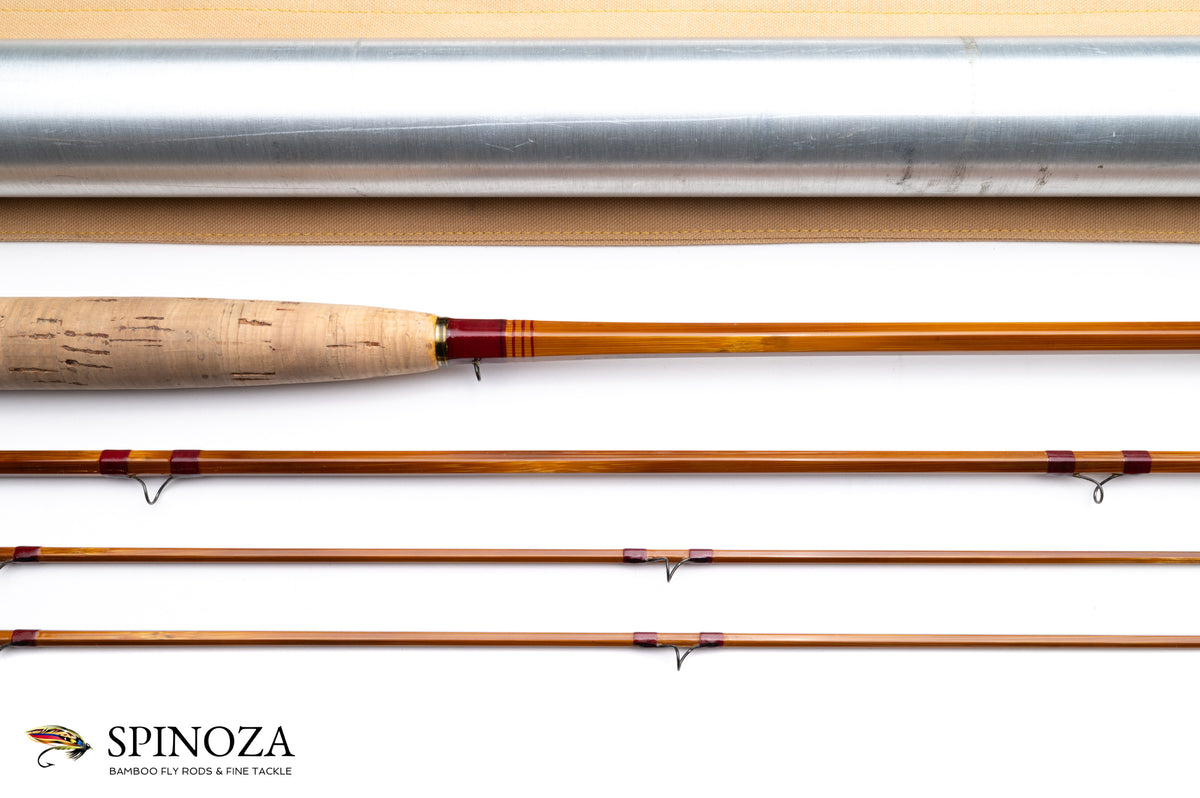 HL Leonard Hunt Model 50-5 Bamboo Fly Rod 8' 3/2 #5 - maker's marking and inscription