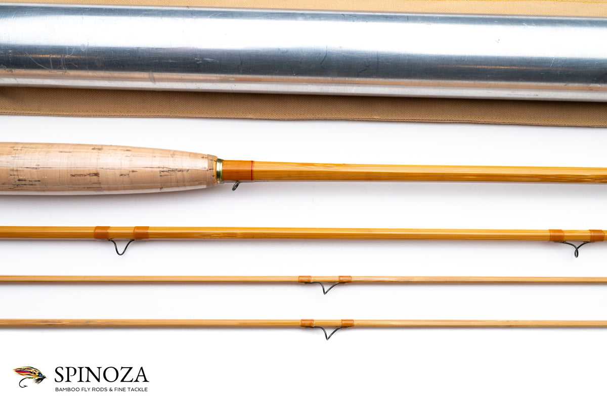 HL Leonard Model 50-5 Bamboo Fly Rod 8' 3/2 #5 - maker's marking and inscription