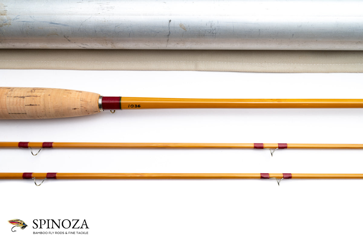 HL Leonard Model 66 ACM Bamboo Fly Rod 8' 2/2 #5/6 - maker's marking and inscription