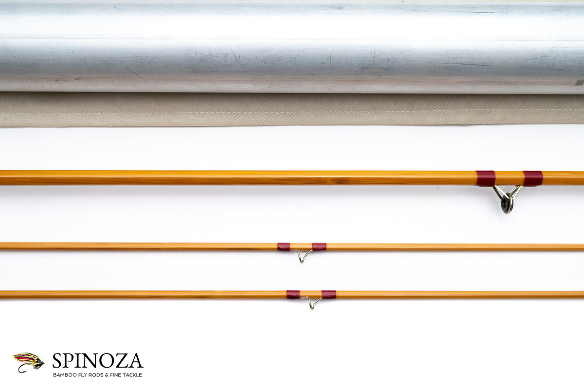 HL Leonard Model 66 ACM Bamboo Fly Rod 8' 2/2 #5/6 - rod sections with wrapping detail