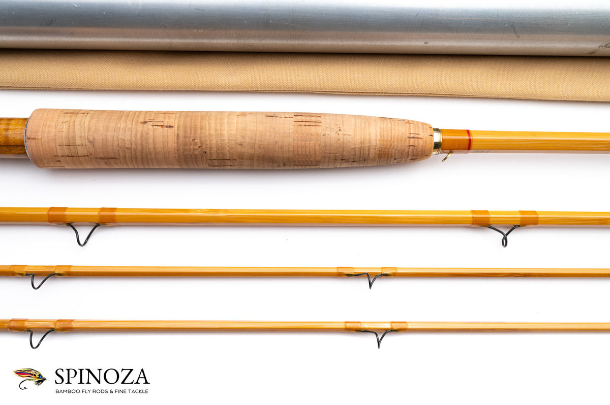 HL Leonard Salmon Series Bamboo Fly Rod 9' 3/2 #9 - maker's marking and inscription