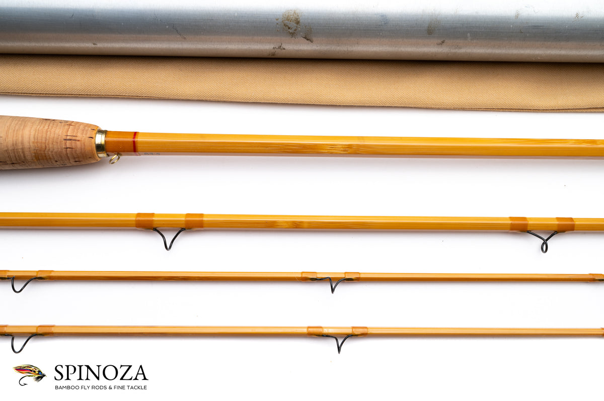HL Leonard Salmon Series Bamboo Fly Rod 9' 3/2 #9 - rod sections with wrapping detail