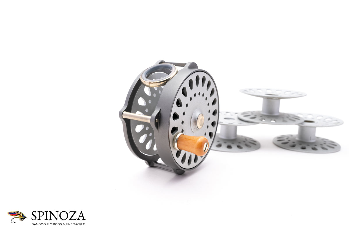 Hardy Bougle Agate I Reel with Three Spare Spools