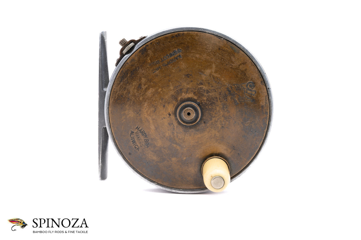 Hardy Brass Face Perfect Fly Reel 3 3/4" with Integrated Foot