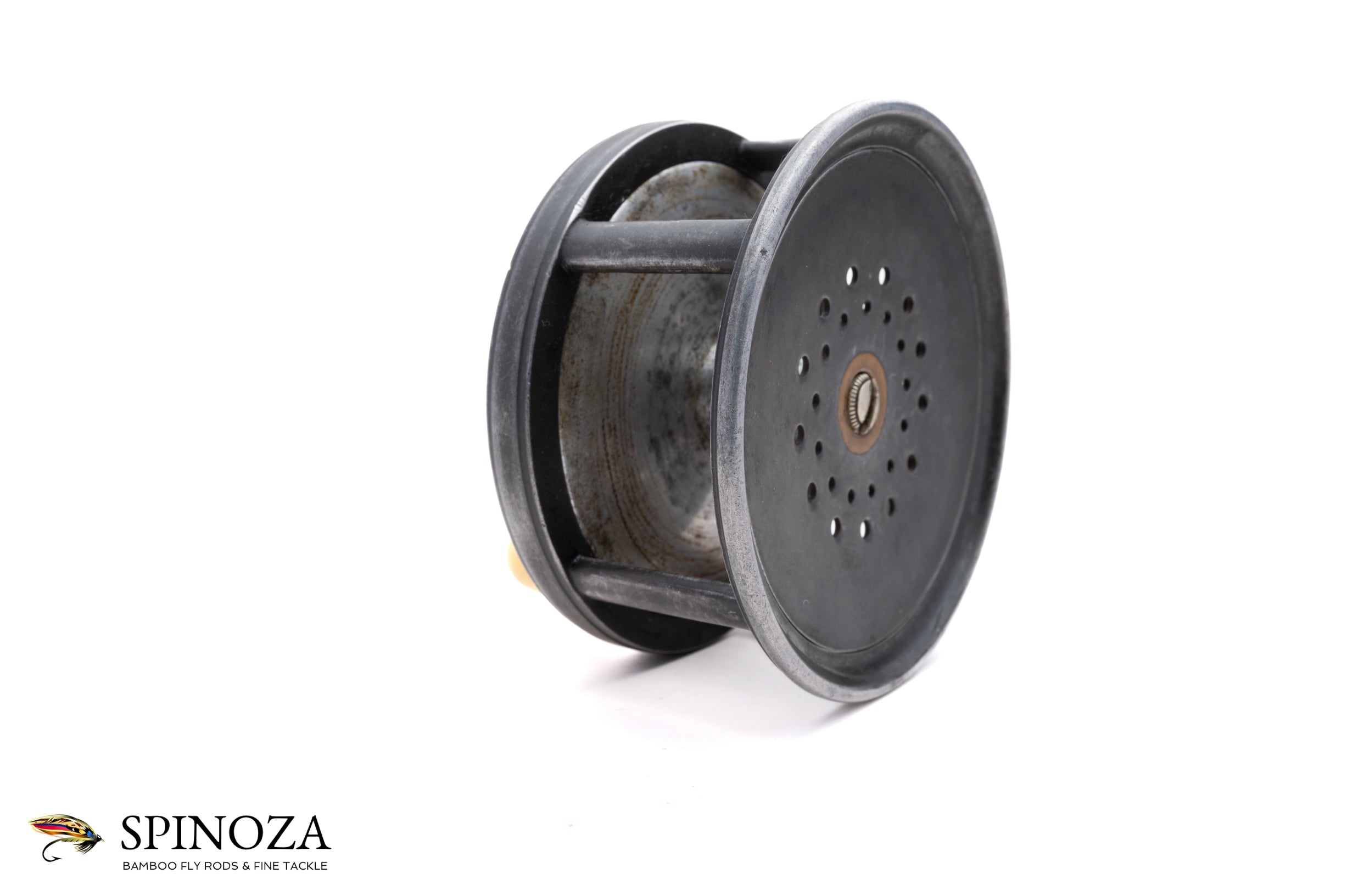 brass fly reel foot Hardy Brass Face Perfect Fly Reel 3 3/4" with Integrated Foot