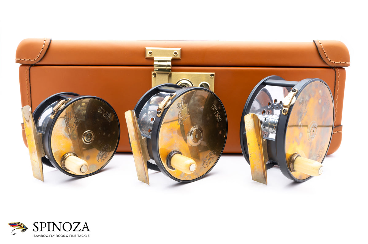 Hardy Brass Faced Perfect 1902 Reissue Reel Set