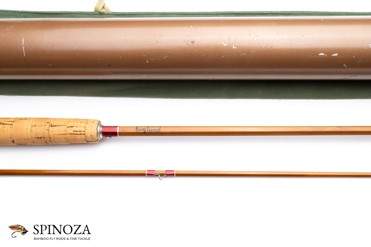 Hardy Tarantino #2 Bamboo Fly Rod 8' 2/1 #5 - maker's signature and wrapping