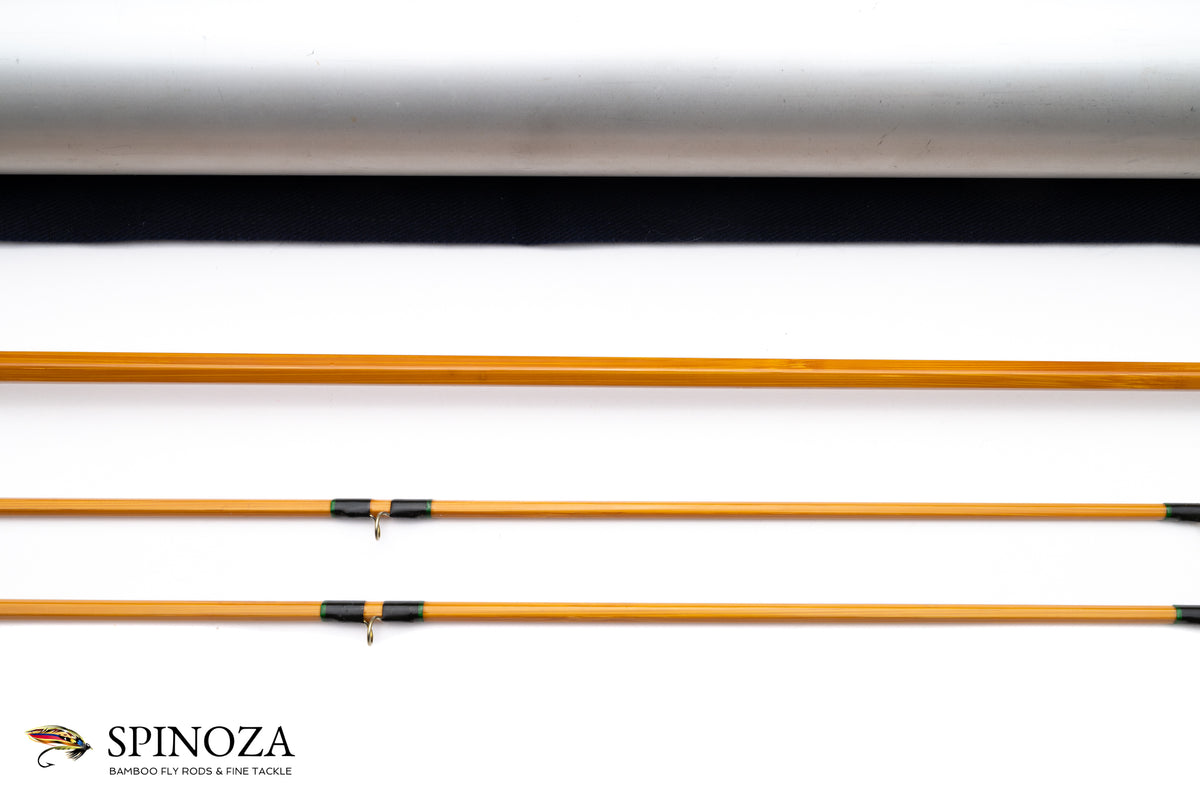 Hardy Palakona Bamboo Fly Rod 7'6" 2/2 #6 - rod sections with wrapping detail