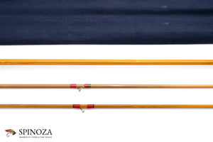 Hardy Palakona Bamboo Fly Rod 7'6" 2/2 #6 - rod sections with guides