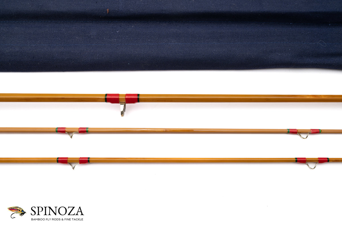 Hardy Palakona Bamboo Fly Rod 7'6" 2/2 #6 - ferrules and tip detail