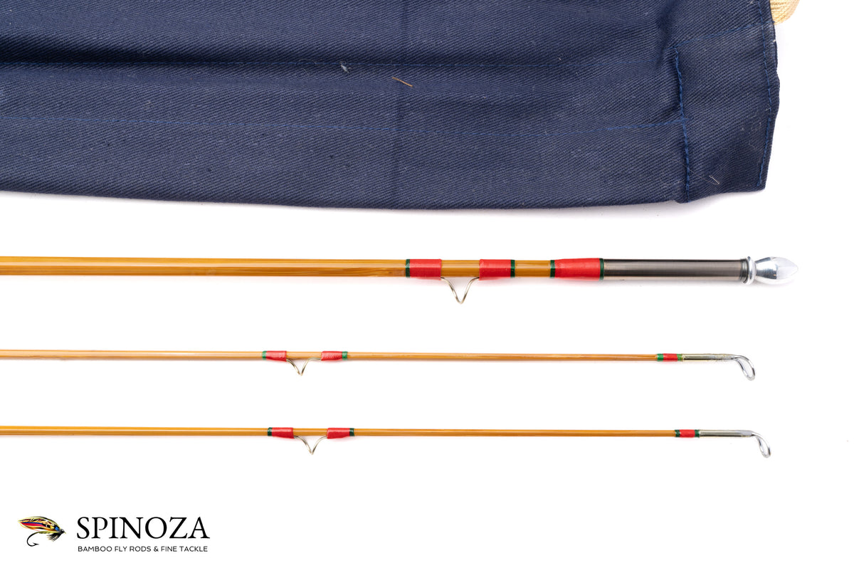 Hardy Palakona Bamboo Fly Rod 7'6" 2/2 #6 - full rod assembled