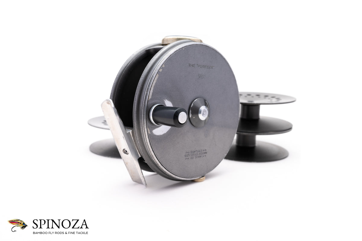 Hardy Perfect Fly Reel 3 5/8" with Three Spare Spools
