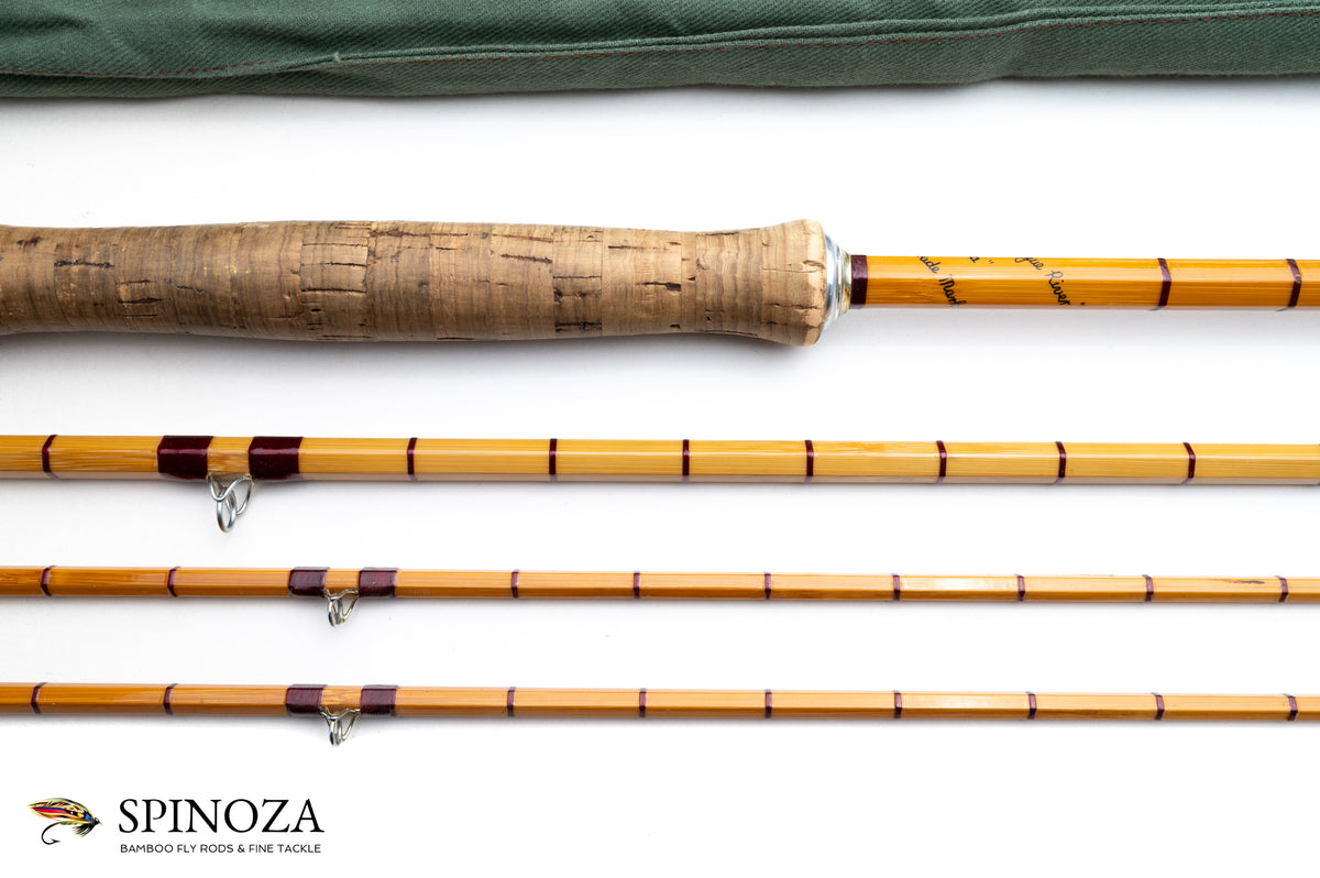 Hardy Rogue River Fly Rod 9'6" 3/2 #7 - maker's marking and inscription