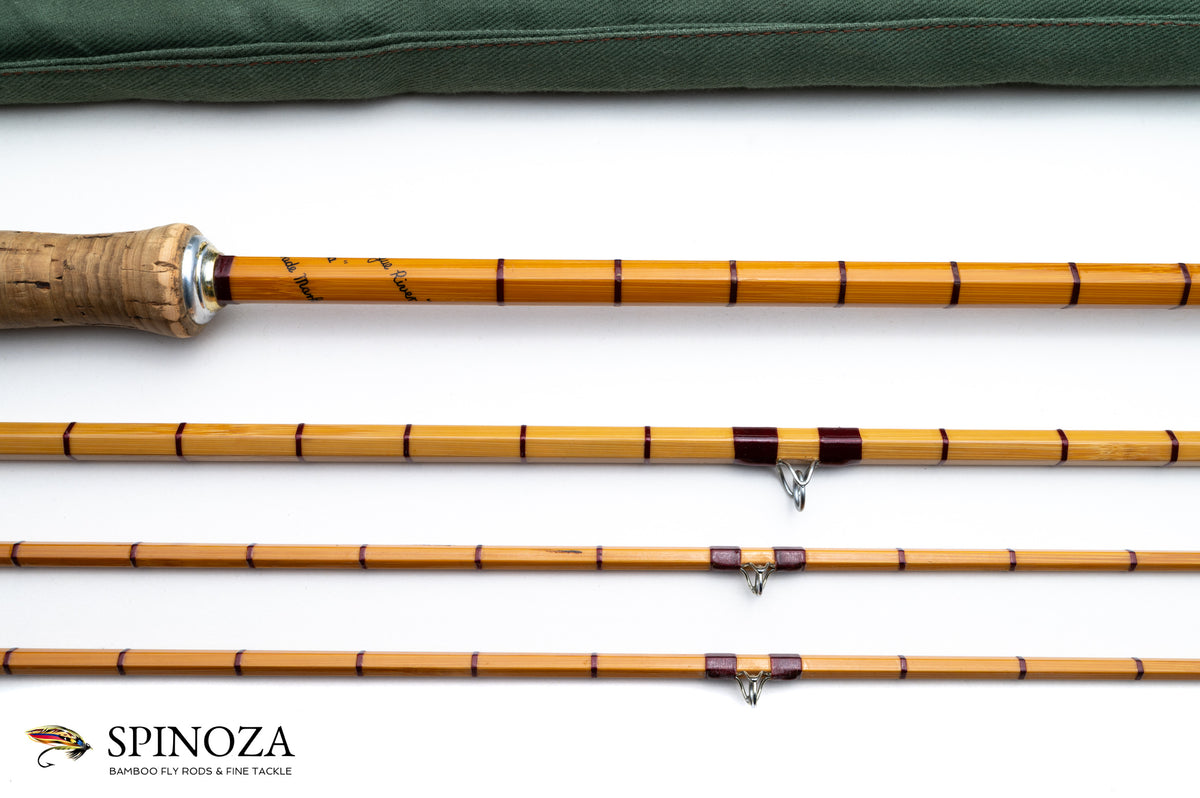 Hardy Rogue River Fly Rod 9'6" 3/2 #7 - rod sections with wrapping detail