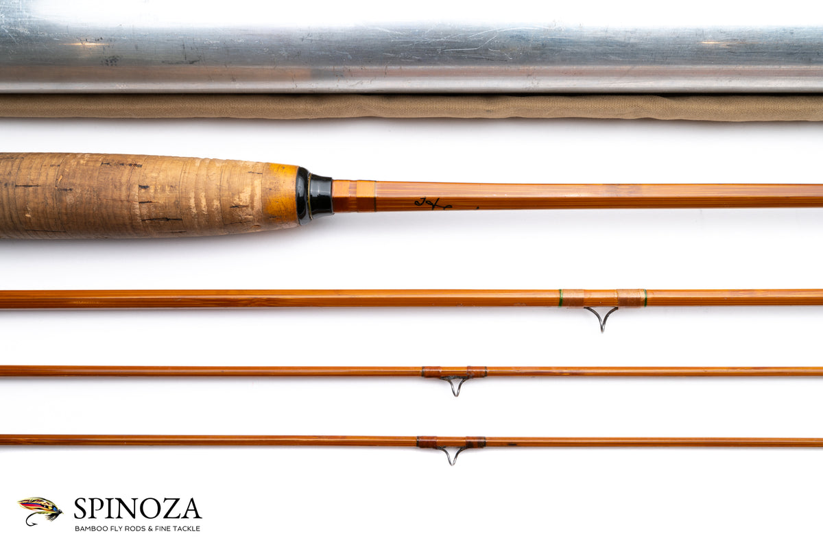 Heddon Deluxe 50 Bamboo Fly Rod - maker signature and rod markings