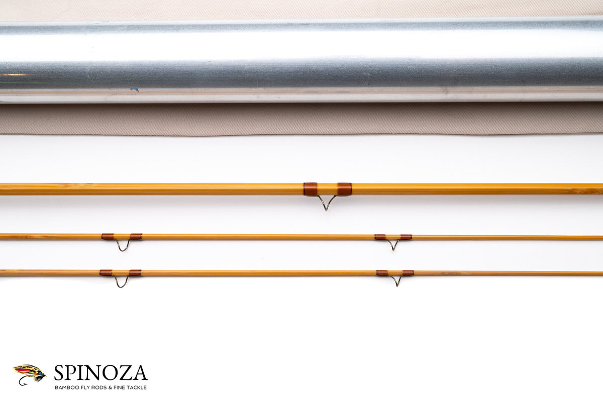 Jim Reams Bamboo Fly Rod 8'3" 2/2 #4 - ferrules and tip tops detail