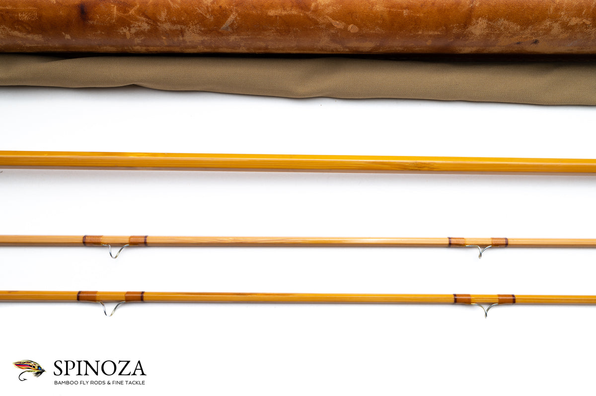 HL Leonard Model 40H Bamboo Fly Rod 8' 2/2 #6 - rod sections with wrapping detail