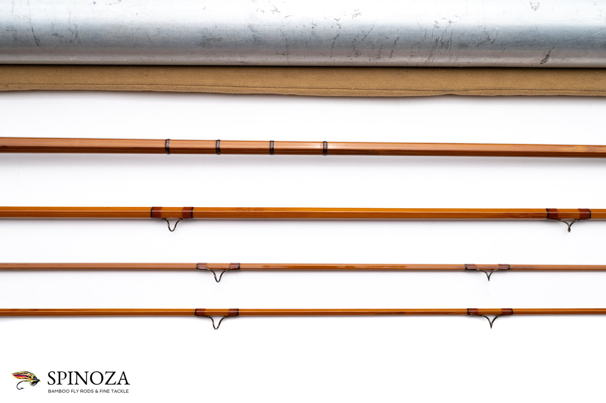 Dickerson 801510 Bamboo Fly Rod 8' 3/2 #5 - rod sections with guides and wraps