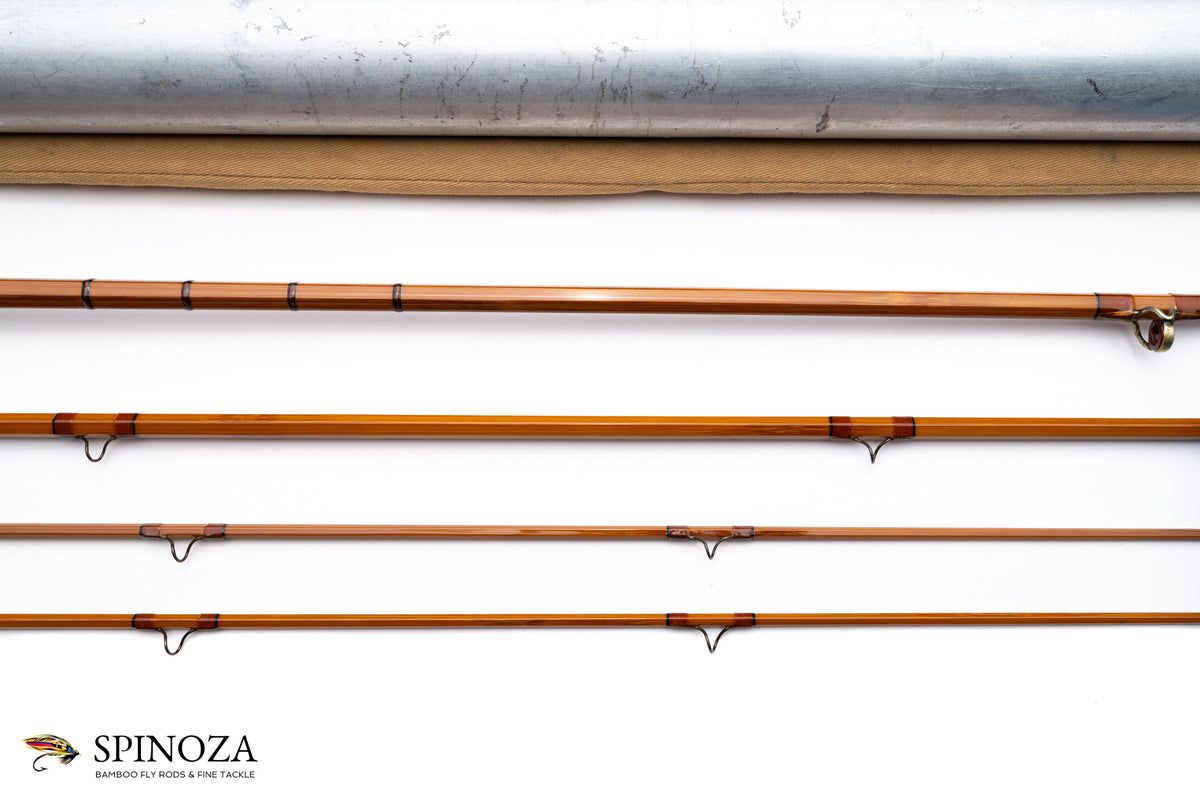 Dickerson 801510 Bamboo Fly Rod 8' 3/2 #5 - rod sections with guides and wraps