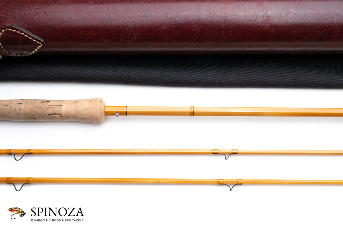 Mario Wojnicki / Scott Bamboo Fly Rod 247F5 8' 2/2 #5 - maker signature and rod markings