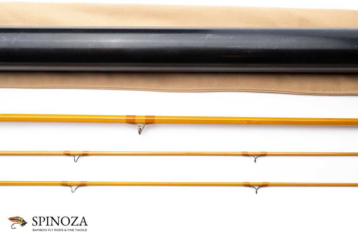 Maxwell Leonard 39M-5 Bamboo Fly Rod 7'6" 2/2 #5 - guide wrapping and spacing