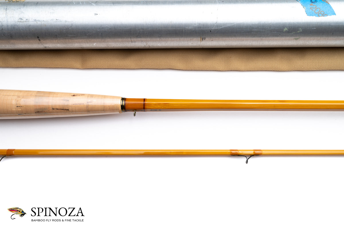 Maxwell Leonard Bamboo Fly Rod 41M-6 8'6" 2/1 #6 - maker's marking and inscription