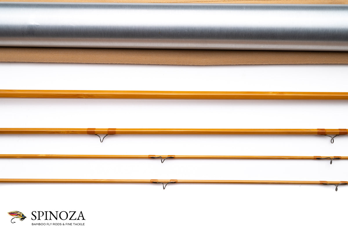 Maxwell Leonard 50FF-5 Bamboo Fly Rod 8' 3/2 #5 - rod sections with wrapping detail
