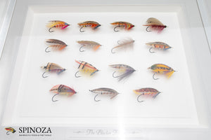 Mike Radencich Framed "Blacker 15" Classic Atlantic Salmon Flies with Associated Framed Print
