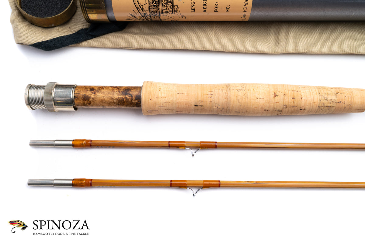 Orvis 125th Anniversary Bamboo Fly Rod 8' 2/2 #6/7 - grip and reel seat close-up