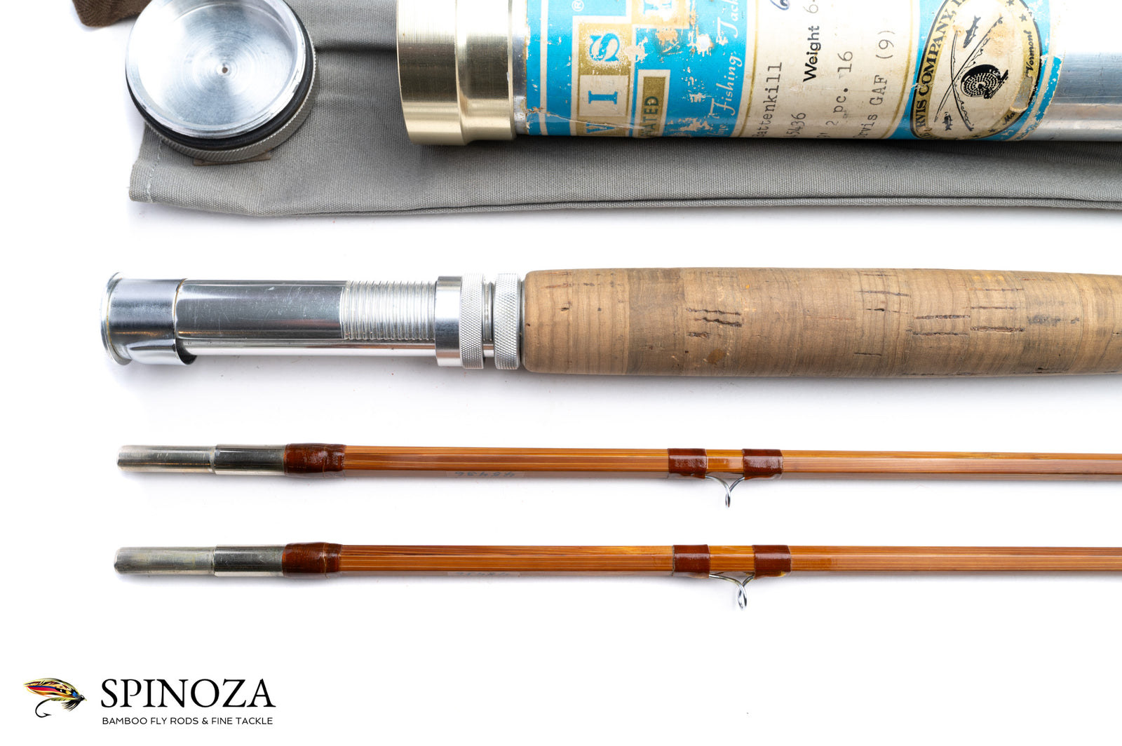 Orvis Battenkill Fly Rod with brown and beige color scheme, including the reel seat and guide wires.