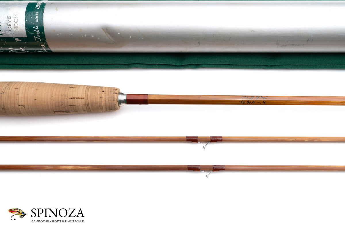 Orvis Battenkill Bamboo Fly Rod 8' 2/2 #6 - maker's signature and wrapping