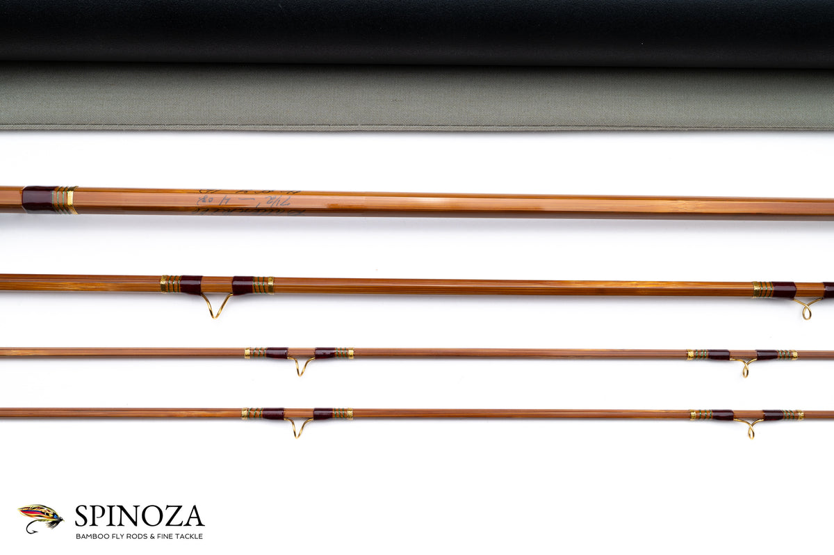 Orvis Battenkill Bamboo Fly Rod 7'6" 3/2 #6 - rod sections with guides
