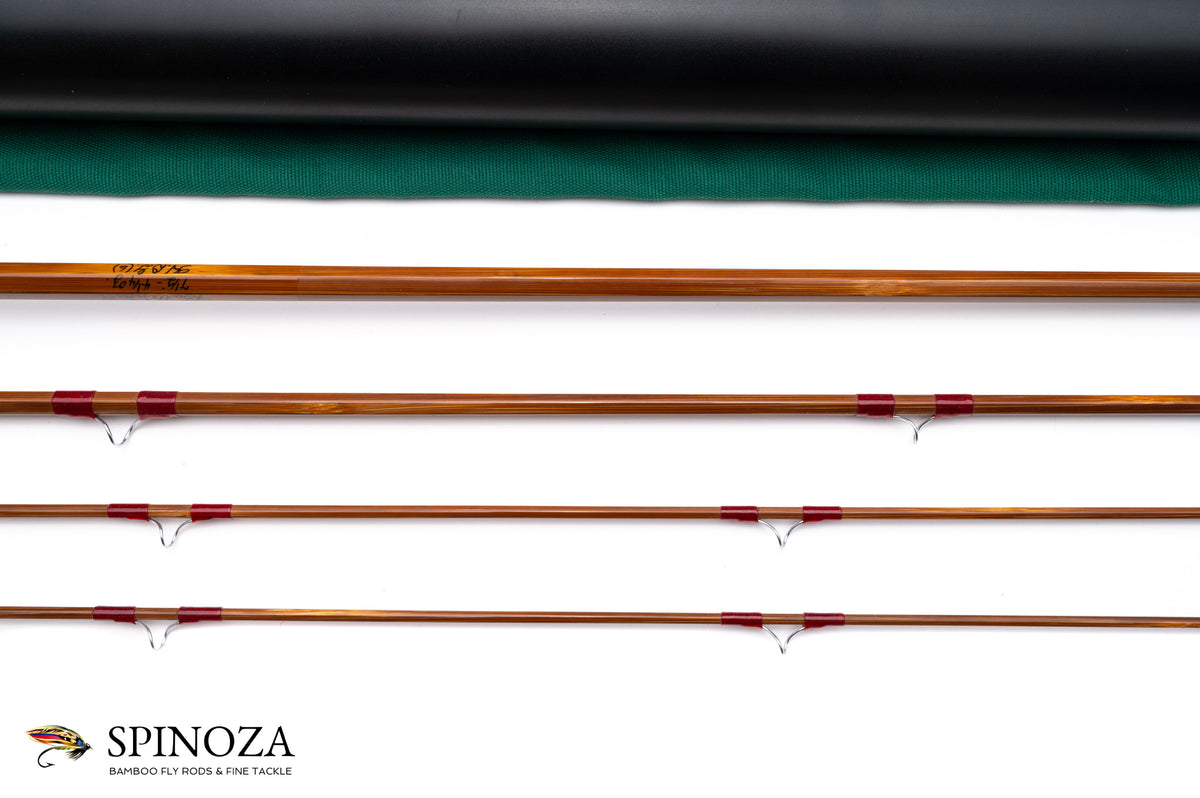 Orvis Battenkill Bamboo Fly Rod 7'6" 3/2 #6 - rod sections with guides