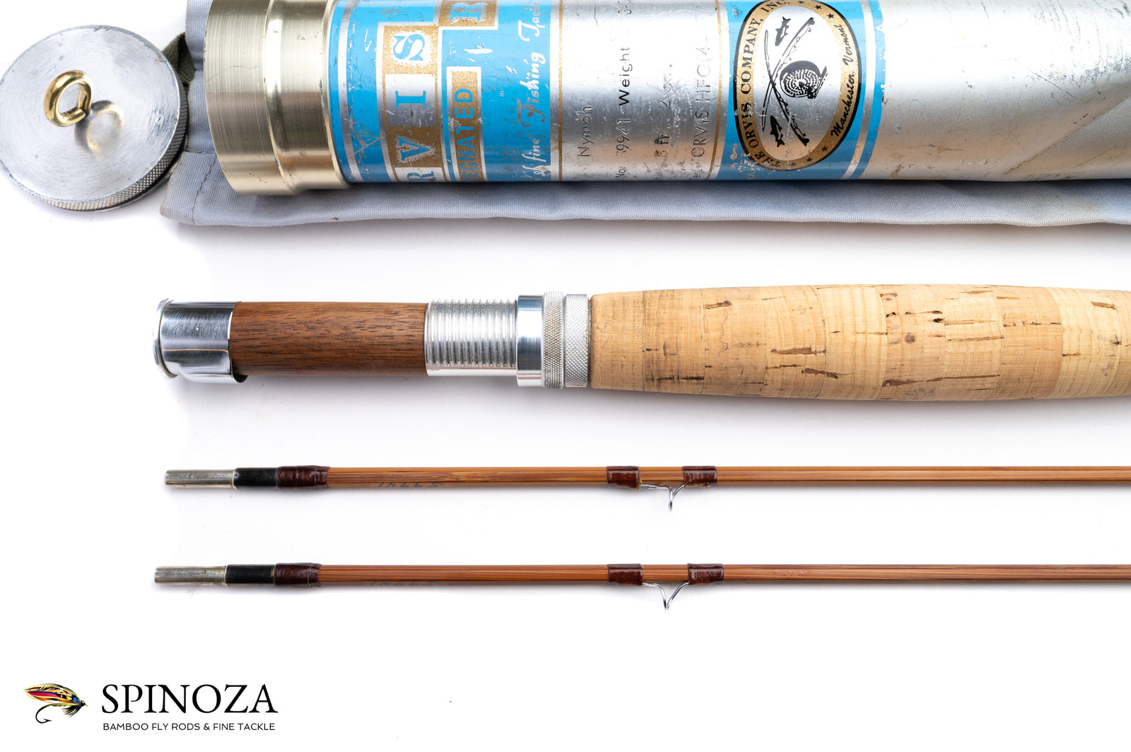 Orvis Battenkill Nymph Fly Rod 8' 2/2 #4 - grip and reel seat close-up