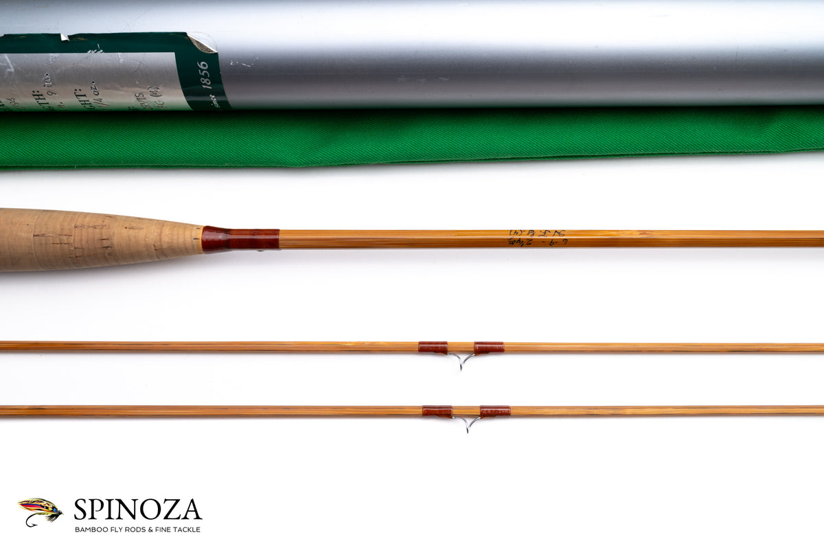 Orvis Caenis Bamboo Fly Rod 6'9" 2/2 #3/4 - maker's marking and inscription