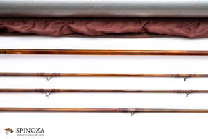 Paul Young Driggs River Special Bamboo Fly Rod 7'2" 2/3 #5 - rod sections with guides and wraps