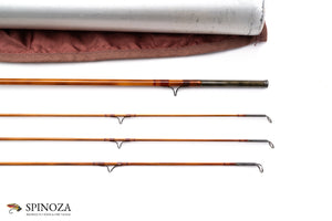 Paul Young Driggs River Special Bamboo Fly Rod 7'2" 2/3 #5 - rod sections with wraps