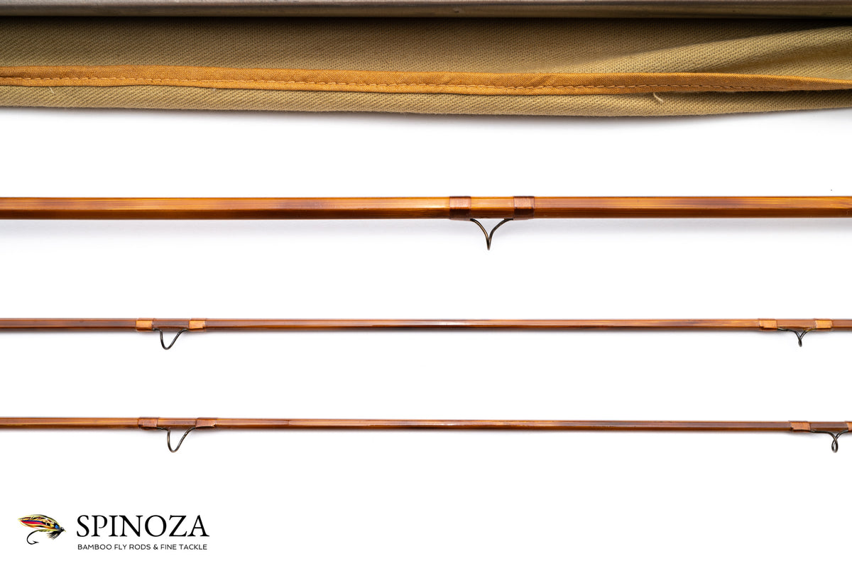 Paul Young Parabolic 15 Bamboo Fly Rod 8' 2/2 #6 - rod sections with wraps