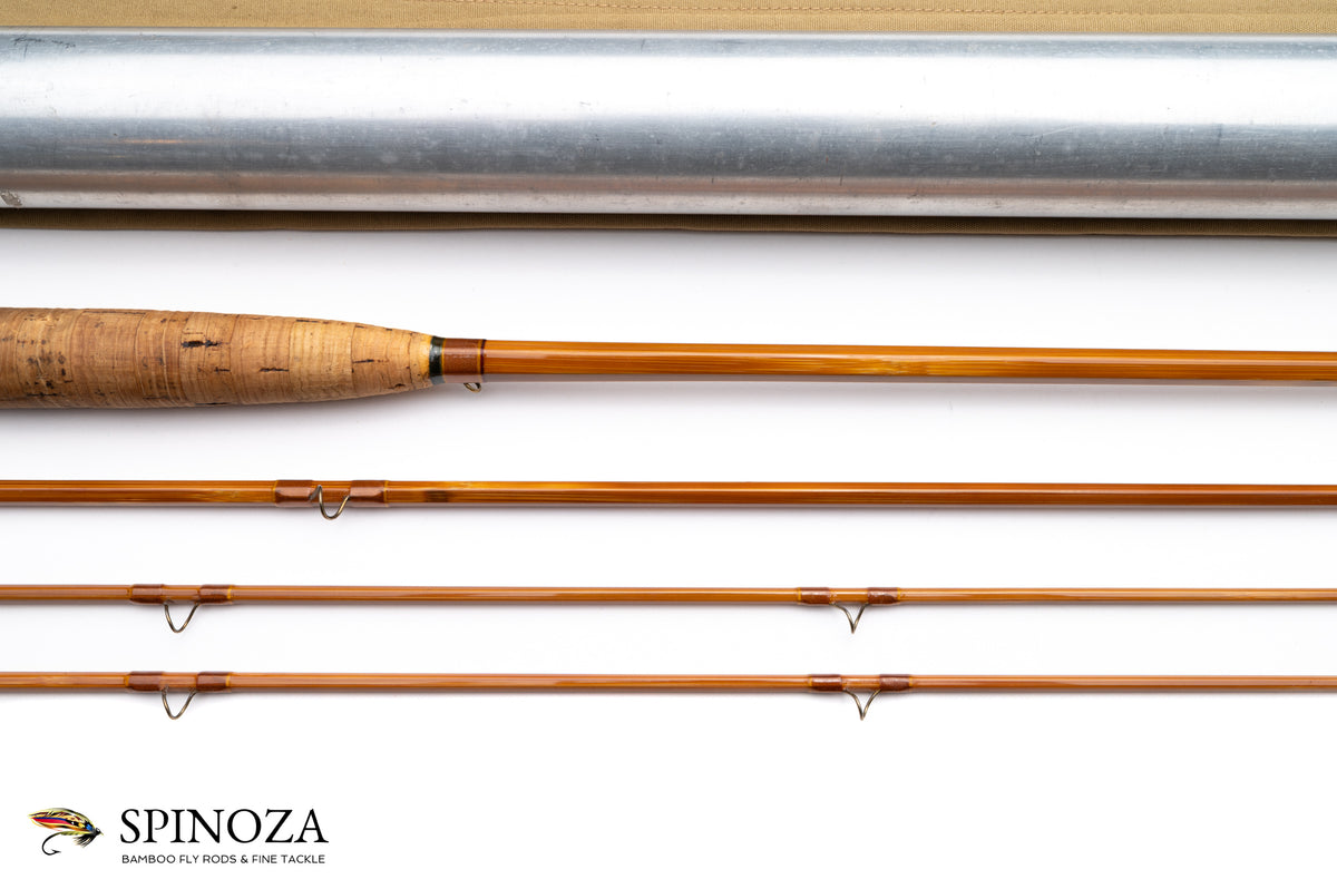 Payne Model 200L Bamboo Fly Rod 8' 3/2 #3/4 - maker's signature and wrapping