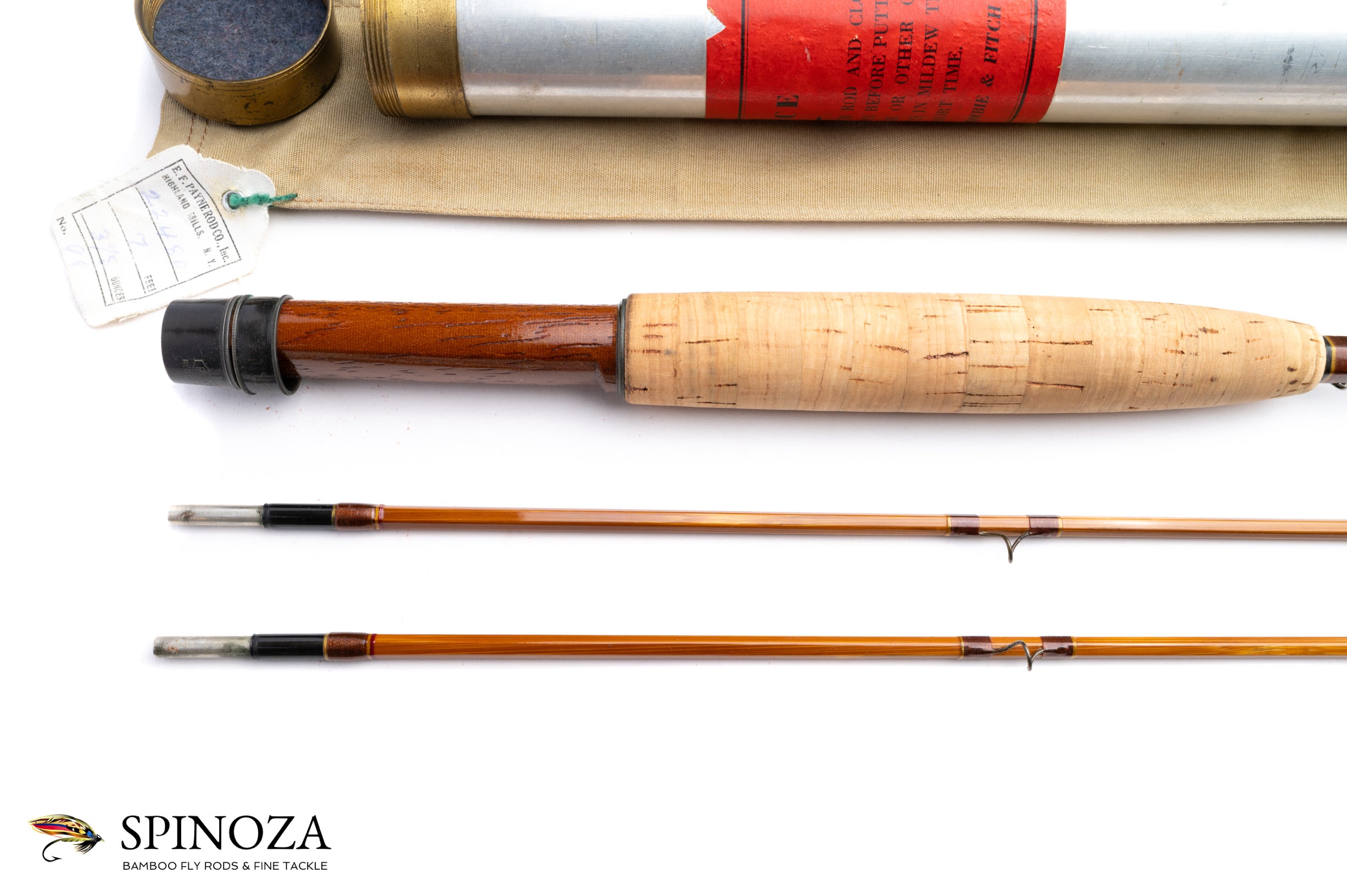 antique fly fishing rods EF Payne Model 98 Bamboo Fly Rod 7' 2/2 #4