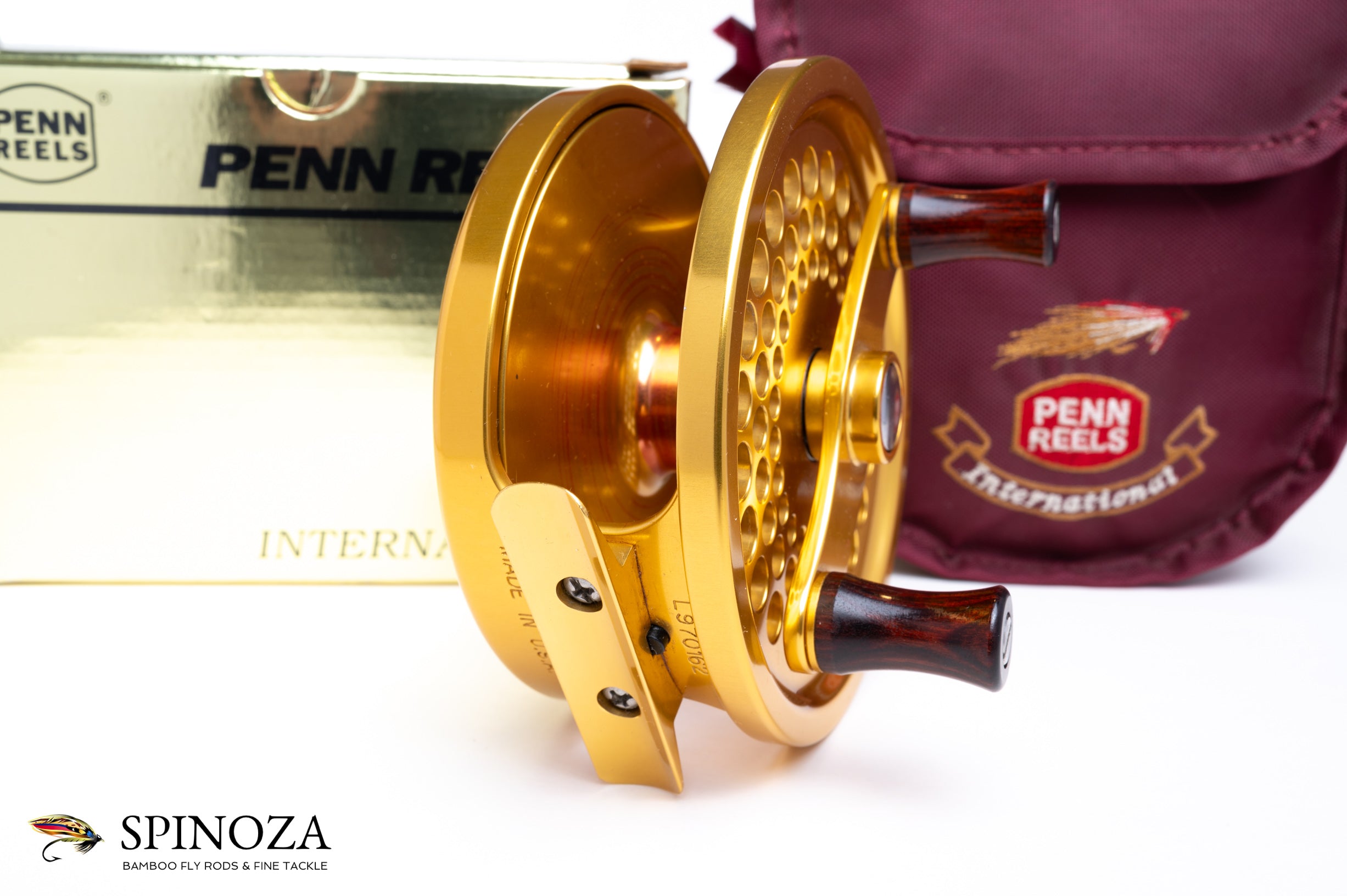 brass penn spinni spinning reel Penn International 4G-AR Fly Reel