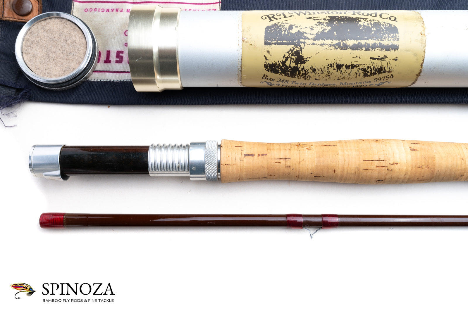 RL Winston / Tom Morgan "Unity with the Universe" Fiberglass Fly Rod 8'6" 2/1 #7